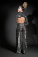 Load image into Gallery viewer, Silver sequin jumper