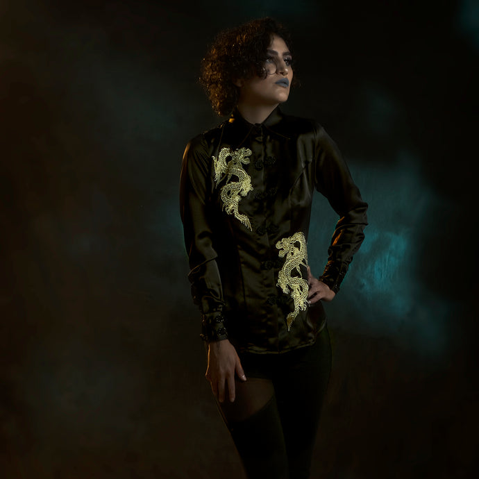The Western blouse