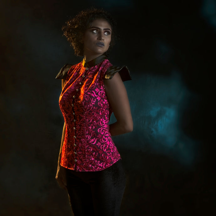 The Asian guipiure blouse