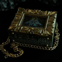 Load image into Gallery viewer, La Infanta in a hand carved frame hand bag